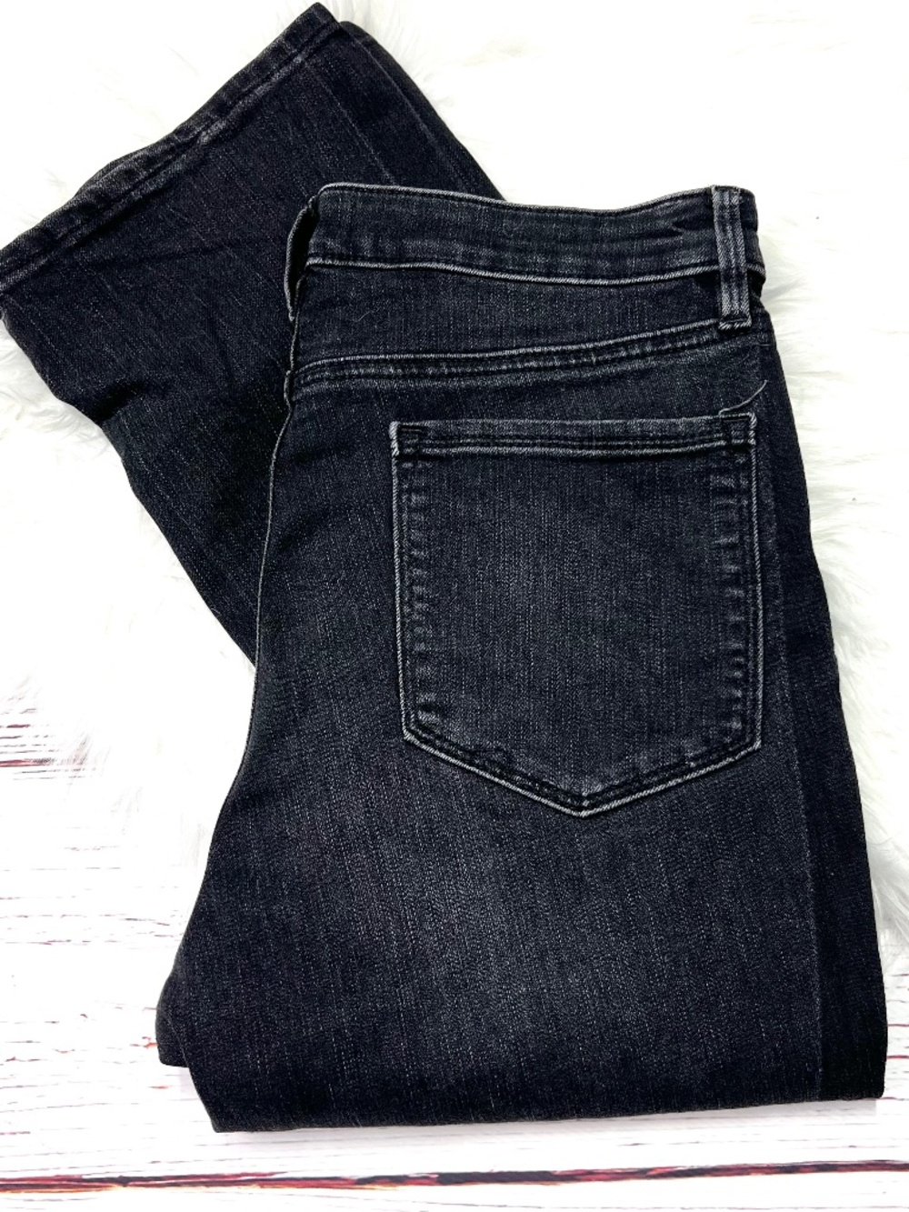 Athleta Black Indigo Ankle Crop Jeans